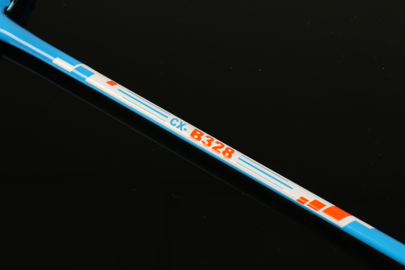 Aluminium Alloy Steel Tube Tengah Bersepadu Raket Badminton CX-B328 Biru